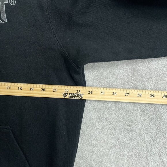 NEW Cat Caterpillar Men's M Black Hoodie Sweatshirt  Pullover Workwear - Picture 5 of 8